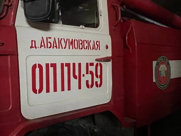 Пожарные выезжали на пожар в деревне Леушинская Шенкурского МО
